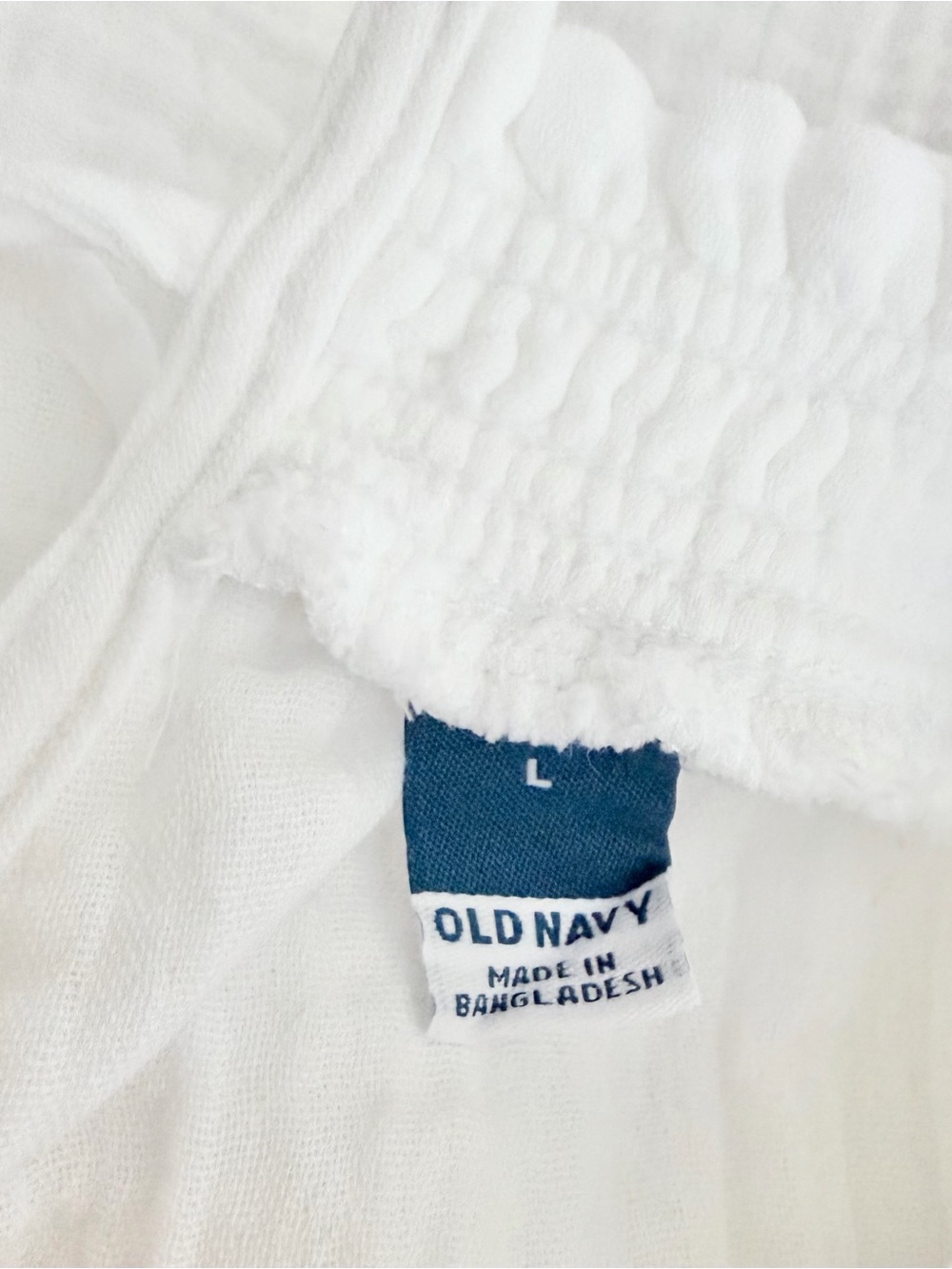 Old Navy Square Neck Crinkle Gauze Knit Top - Picture 6 of 7